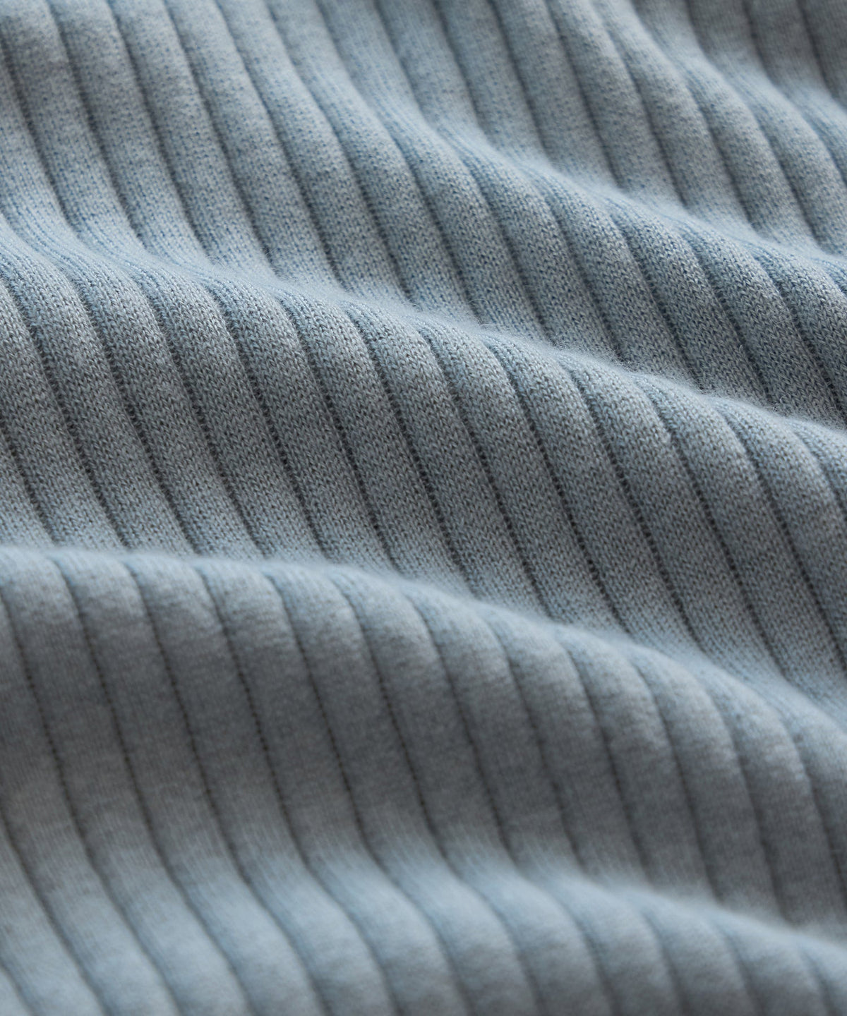 Todd Snyder Silk-Cashmere Ribbed Montauk Sweater Polo - Dusty Blue