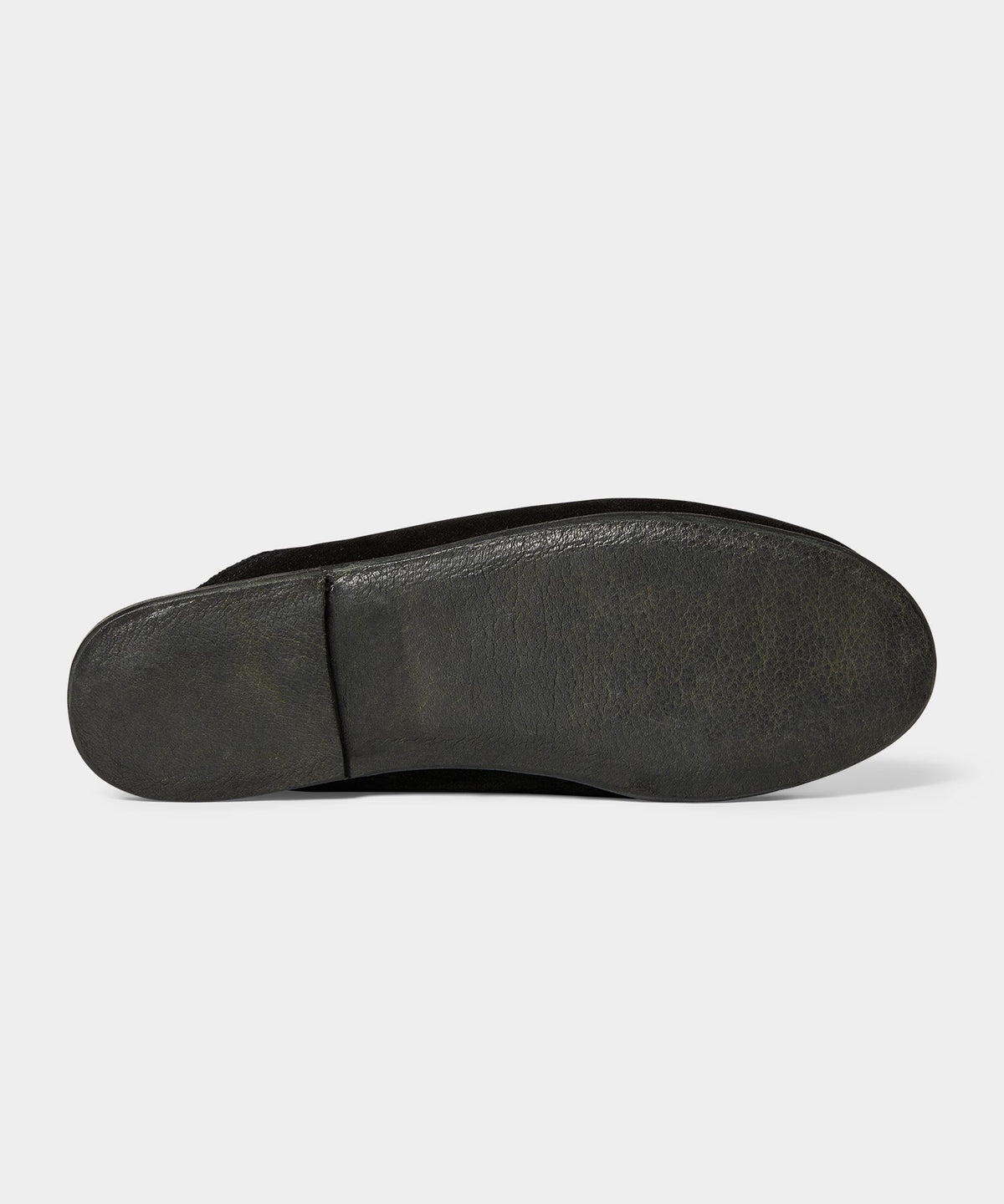 Todd Snyder Sabah Baba Suede Shearling Slide - Black