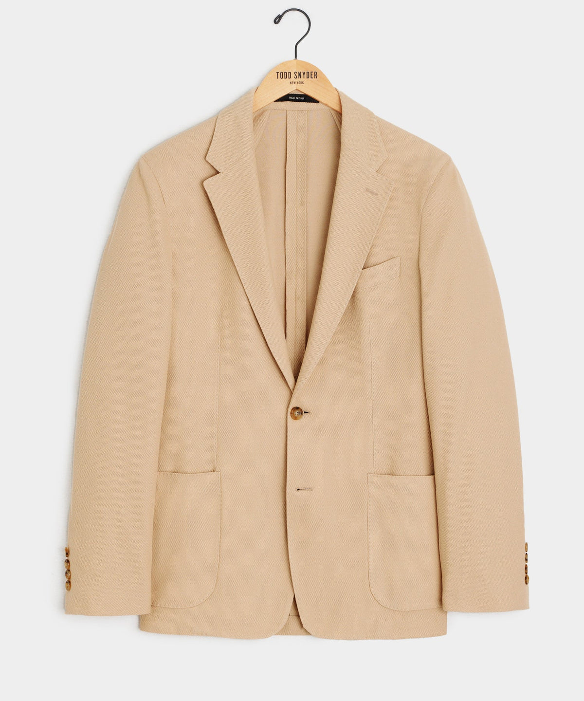 Todd Snyder Italian Knit Sport Coat - Light Khaki