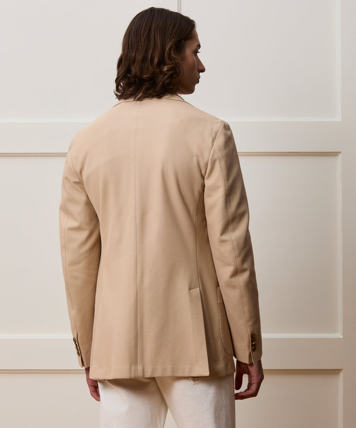 Todd Snyder Italian Knit Sport Coat - Light Khaki