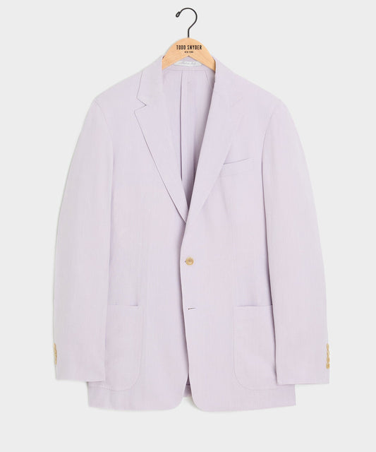 Todd Snyder Italian Sueded Linen Sport Coat - French Lilac