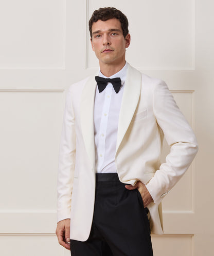 Todd Snyder Italian Wool Shawl Tuxedo Jacket - Ivory
