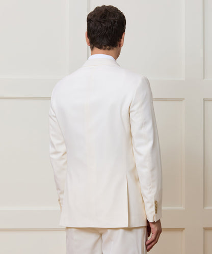 Todd Snyder Italian Wool Double-Breasted Tuxedo Jacket - Ivory