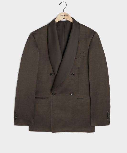 Todd Snyder Italian Double-Breasted Shawl Tuxedo Jacket - Brown