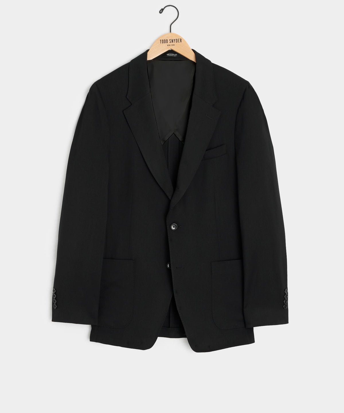 Todd Snyder Italian Gabardine Madison Jacket - Black