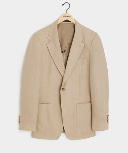 Todd Snyder Italian Linen Madison Jacket - Beige