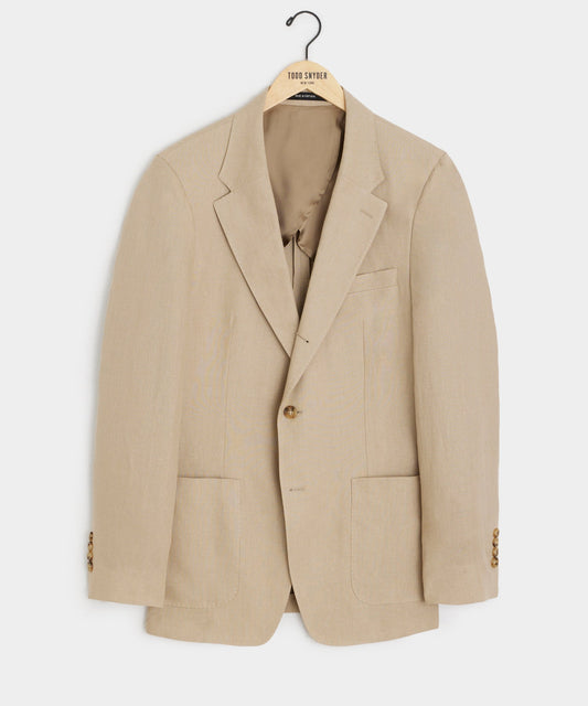 Todd Snyder Italian Linen Madison Jacket - Beige