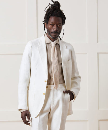 Todd Snyder Italian Linen Madison Jacket - White