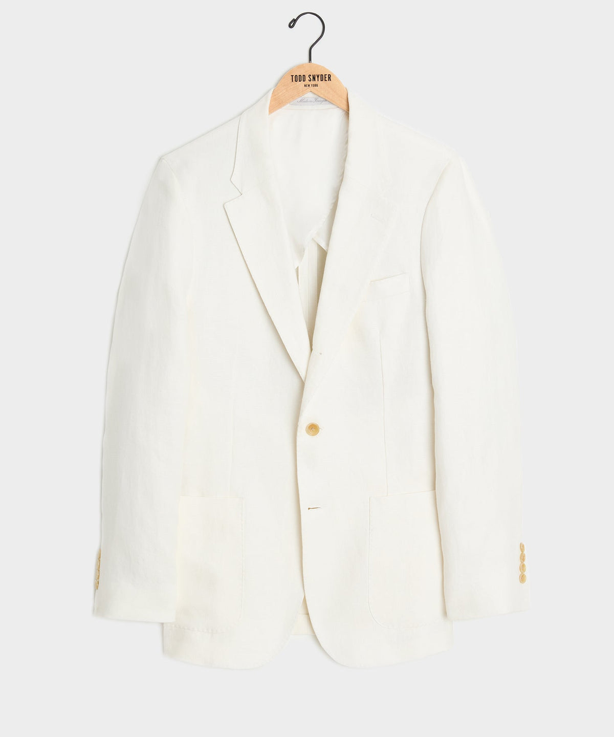 Todd Snyder Italian Linen Madison Jacket - White