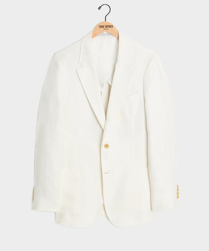 Todd Snyder Italian Linen Madison Jacket - White