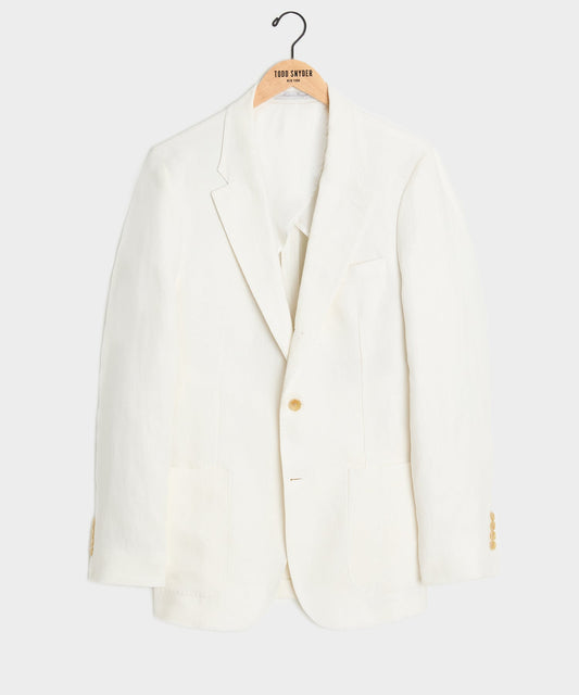 Todd Snyder Italian Linen Madison Jacket - White