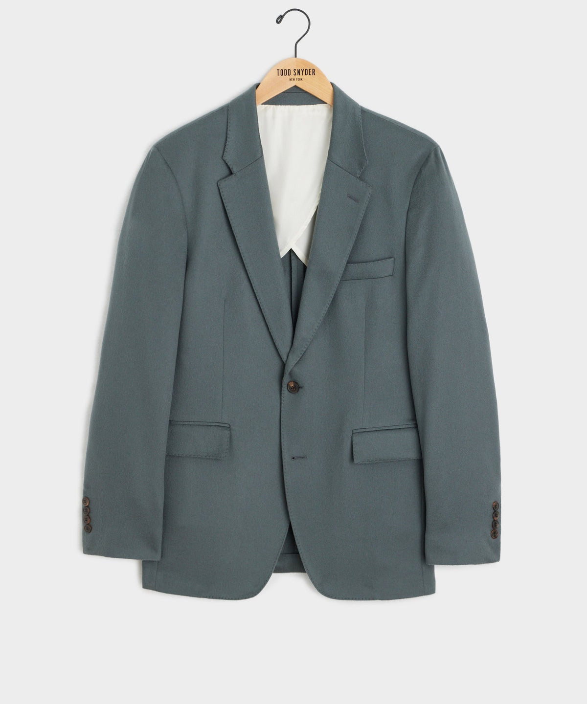 Todd Snyder Italian Cashmere Sutton Jacket - Slate Blue