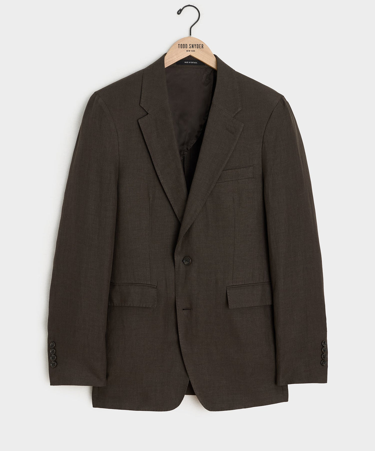 Todd Snyder Italian Linen Sutton Jacket - Caviar