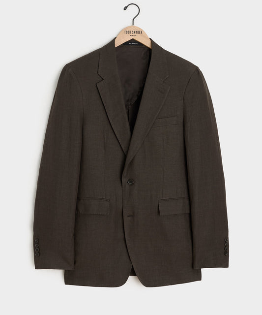 Todd Snyder Italian Linen Sutton Jacket - Caviar