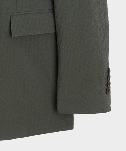 Todd Snyder Italian Seersucker Sutton Jacket - Olive