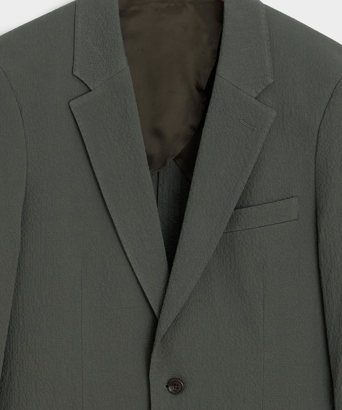 Todd Snyder Italian Seersucker Sutton Jacket - Olive