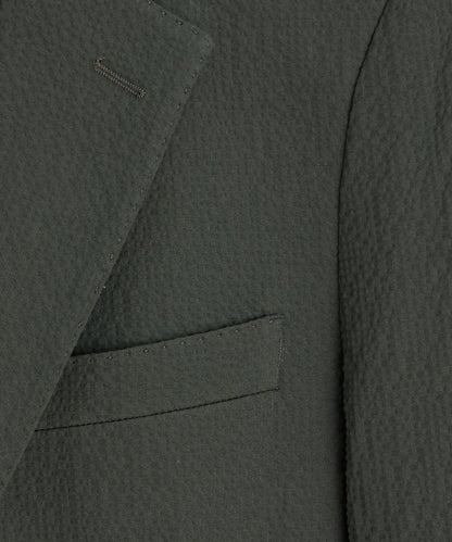 Todd Snyder Italian Seersucker Sutton Jacket - Olive