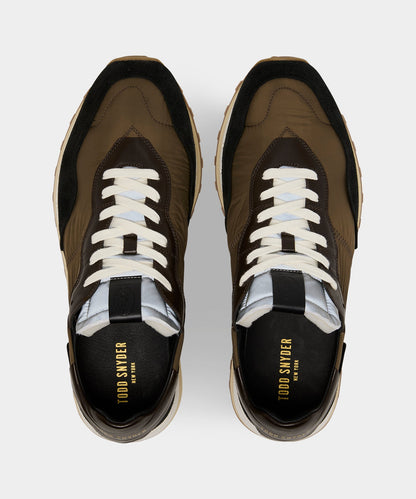 Todd Snyder Todd Snyder Porto Trainer - Olive