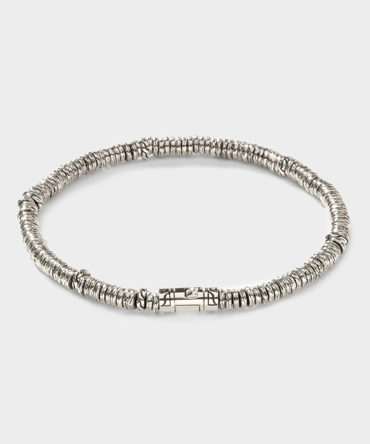 Todd Snyder John Hardy Sterling Silver Heishi Bracelet - Silver