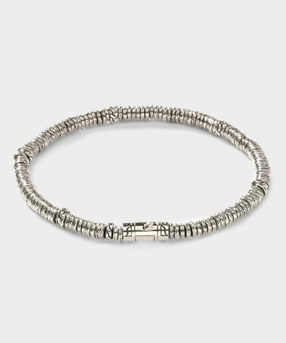 Todd Snyder John Hardy Sterling Silver Heishi Bracelet - Silver