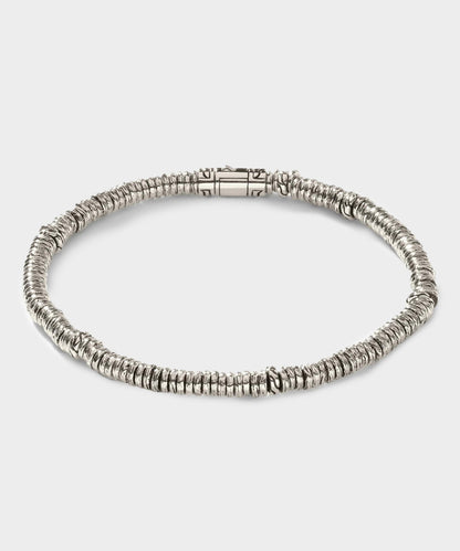 Todd Snyder John Hardy Sterling Silver Heishi Bracelet - Silver