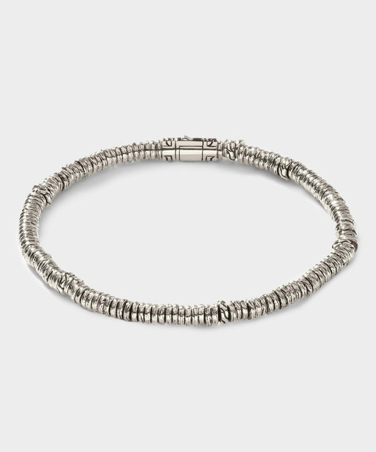 Todd Snyder John Hardy Sterling Silver Heishi Bracelet - Silver