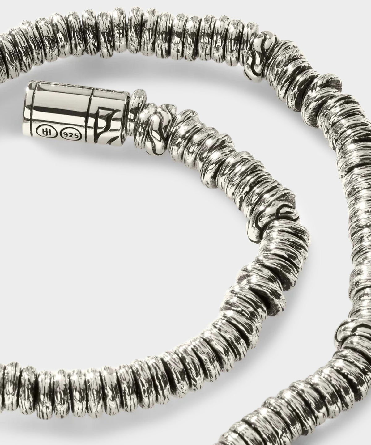 Todd Snyder John Hardy Sterling Silver Heishi Bracelet - Silver