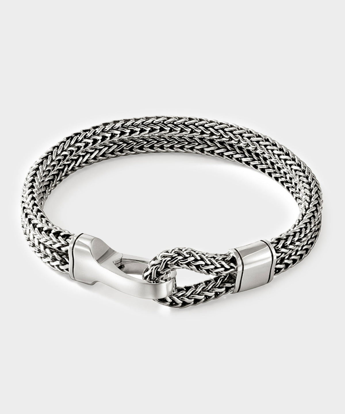 Todd Snyder John Hardy Sterling Silver Double Row Bracelet - Silver