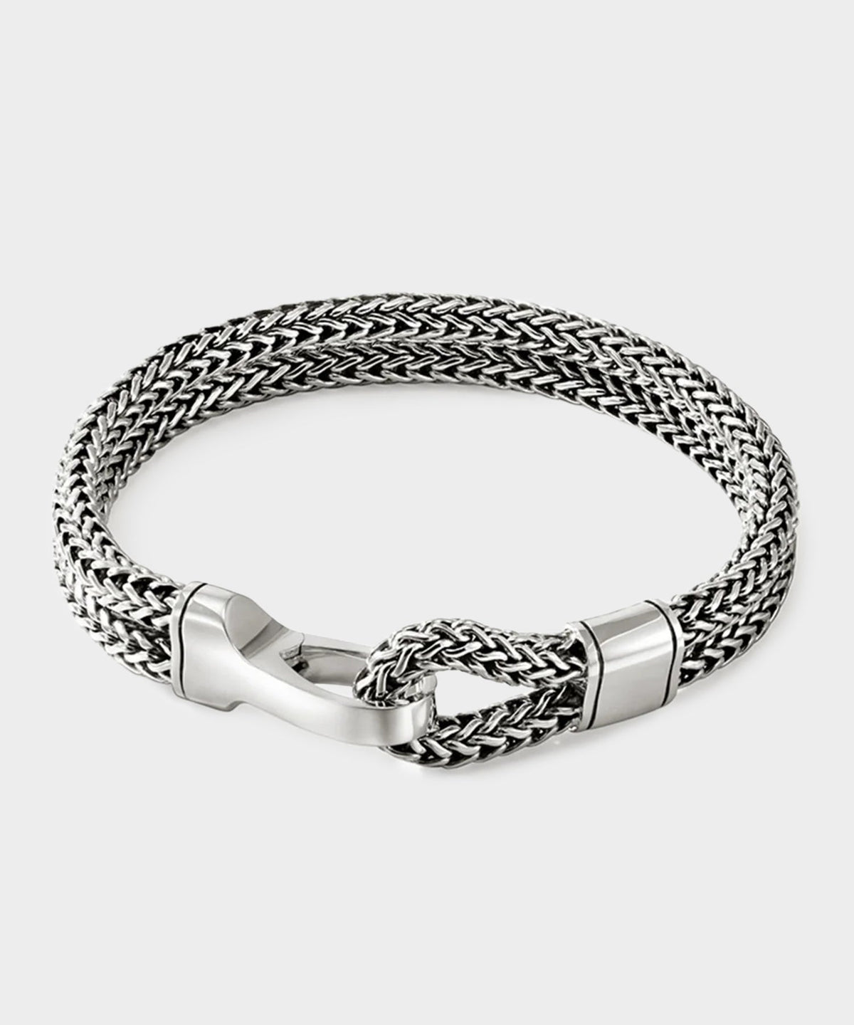 Todd Snyder John Hardy Sterling Silver Double Row Bracelet - Silver