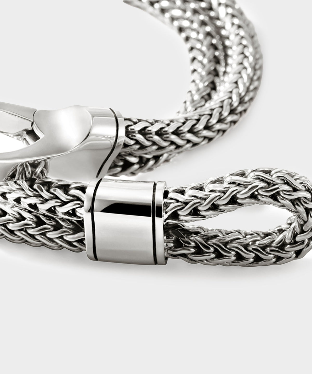 Todd Snyder John Hardy Sterling Silver Double Row Bracelet - Silver