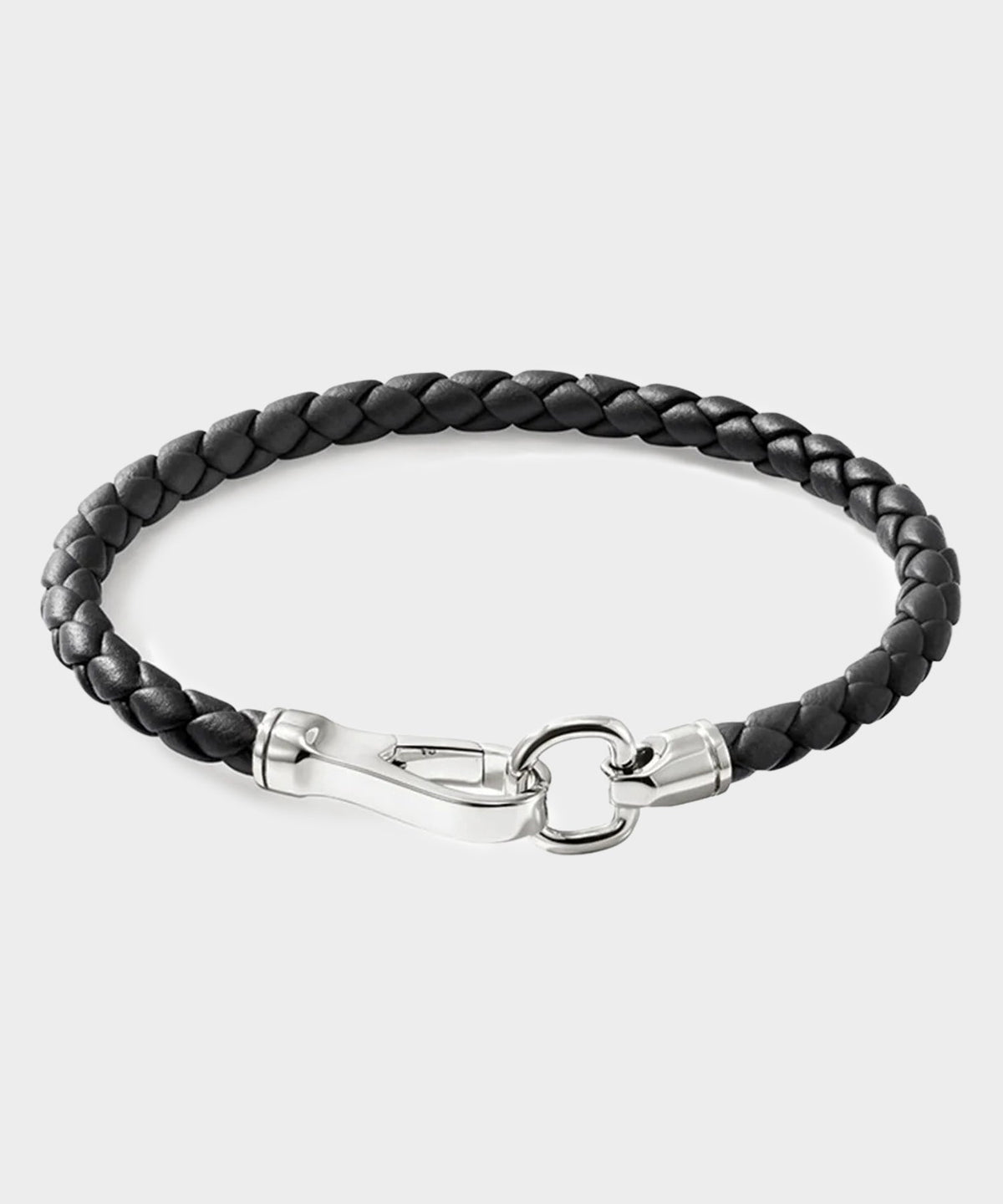 Todd Snyder John Hardy Sterling Silver Leather Bracelet - Silver
