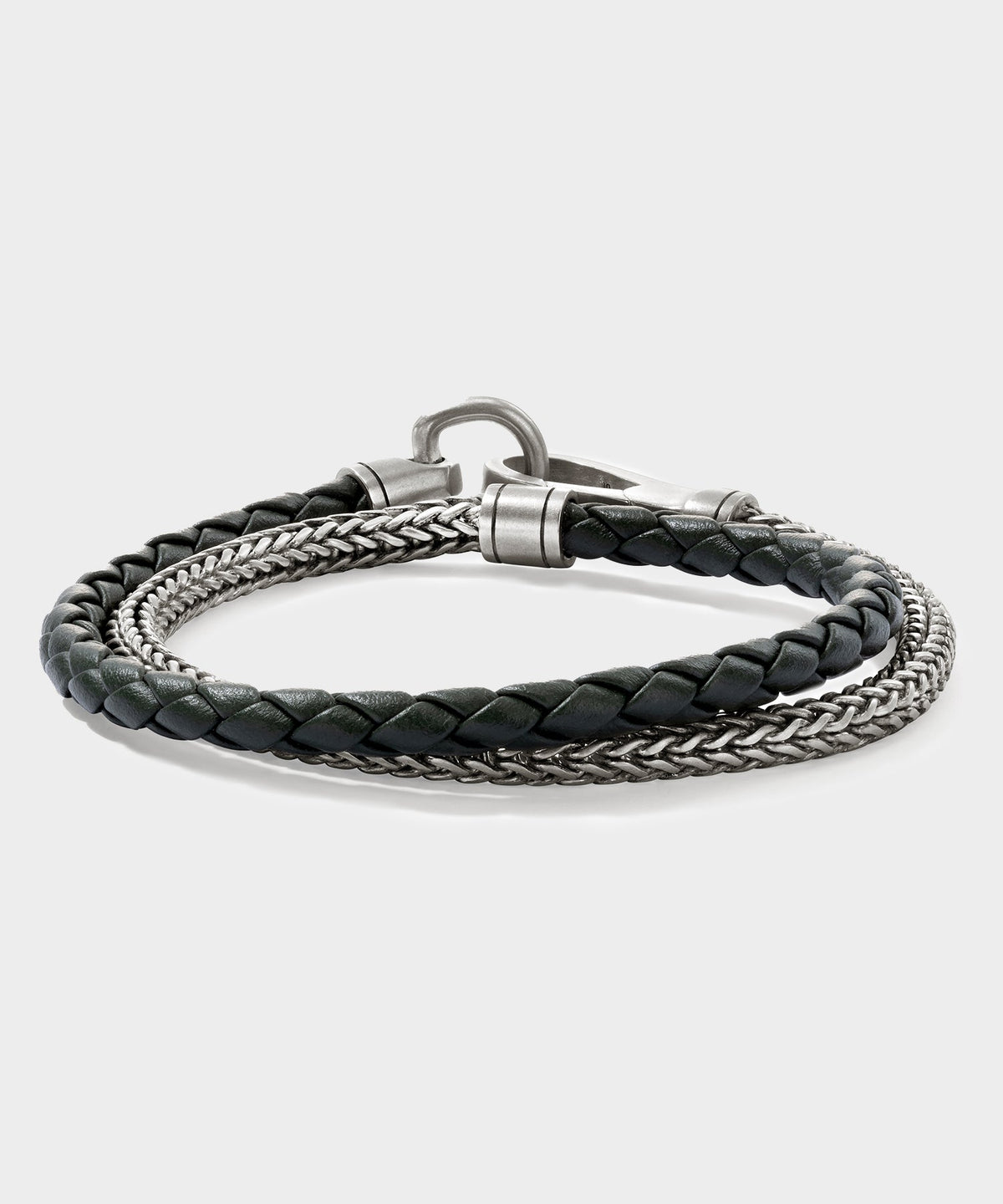 Todd Snyder Todd Snyder x John Hardy Silver Double Wrap Bracelet - Silver