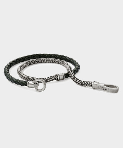 Todd Snyder Todd Snyder x John Hardy Silver Double Wrap Bracelet - Silver