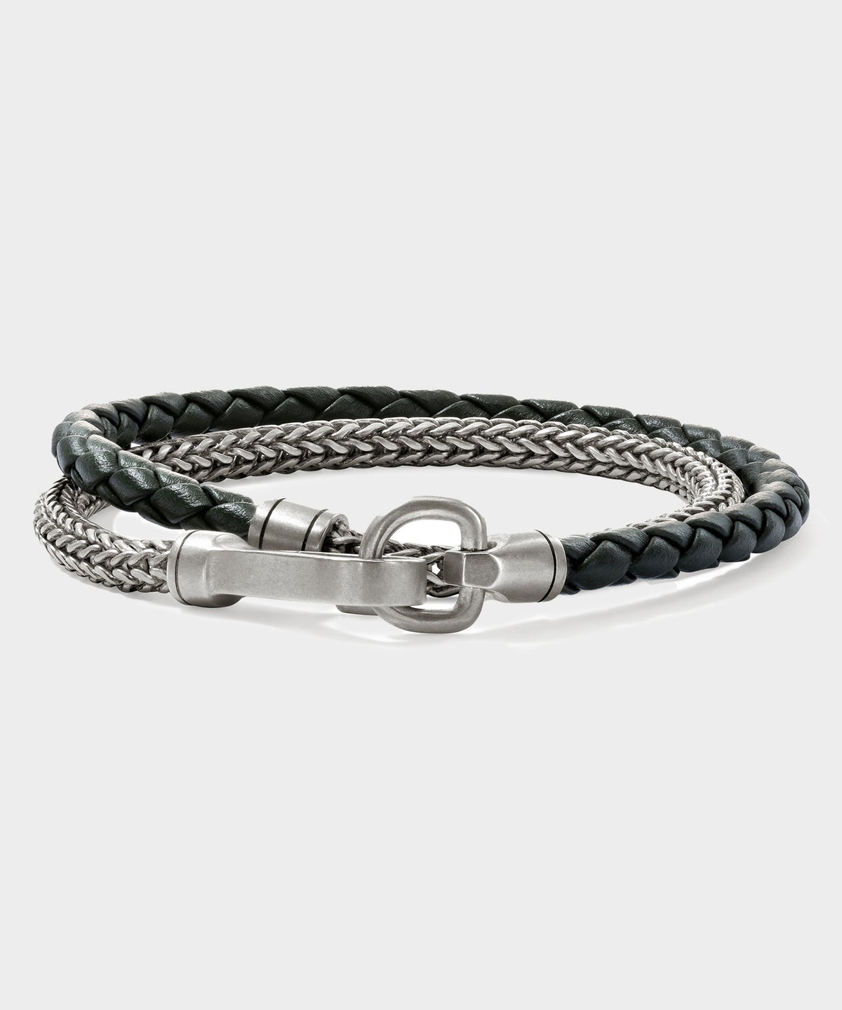 Todd Snyder Todd Snyder x John Hardy Silver Double Wrap Bracelet - Silver