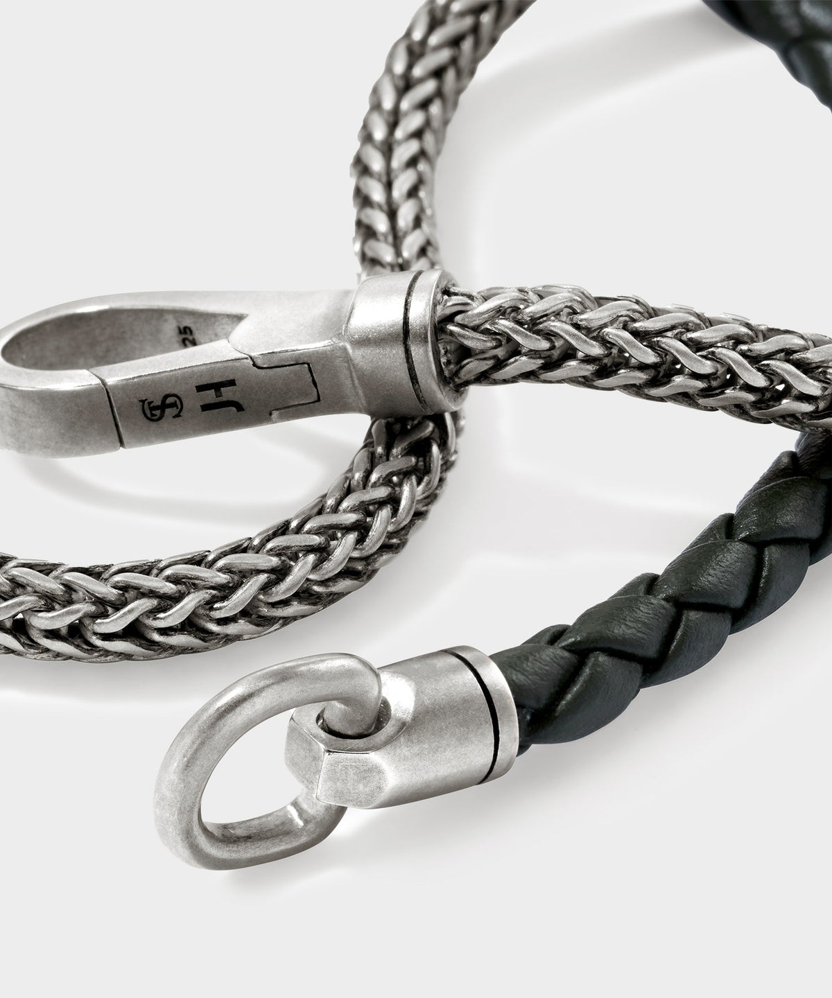Todd Snyder Todd Snyder x John Hardy Silver Double Wrap Bracelet - Silver
