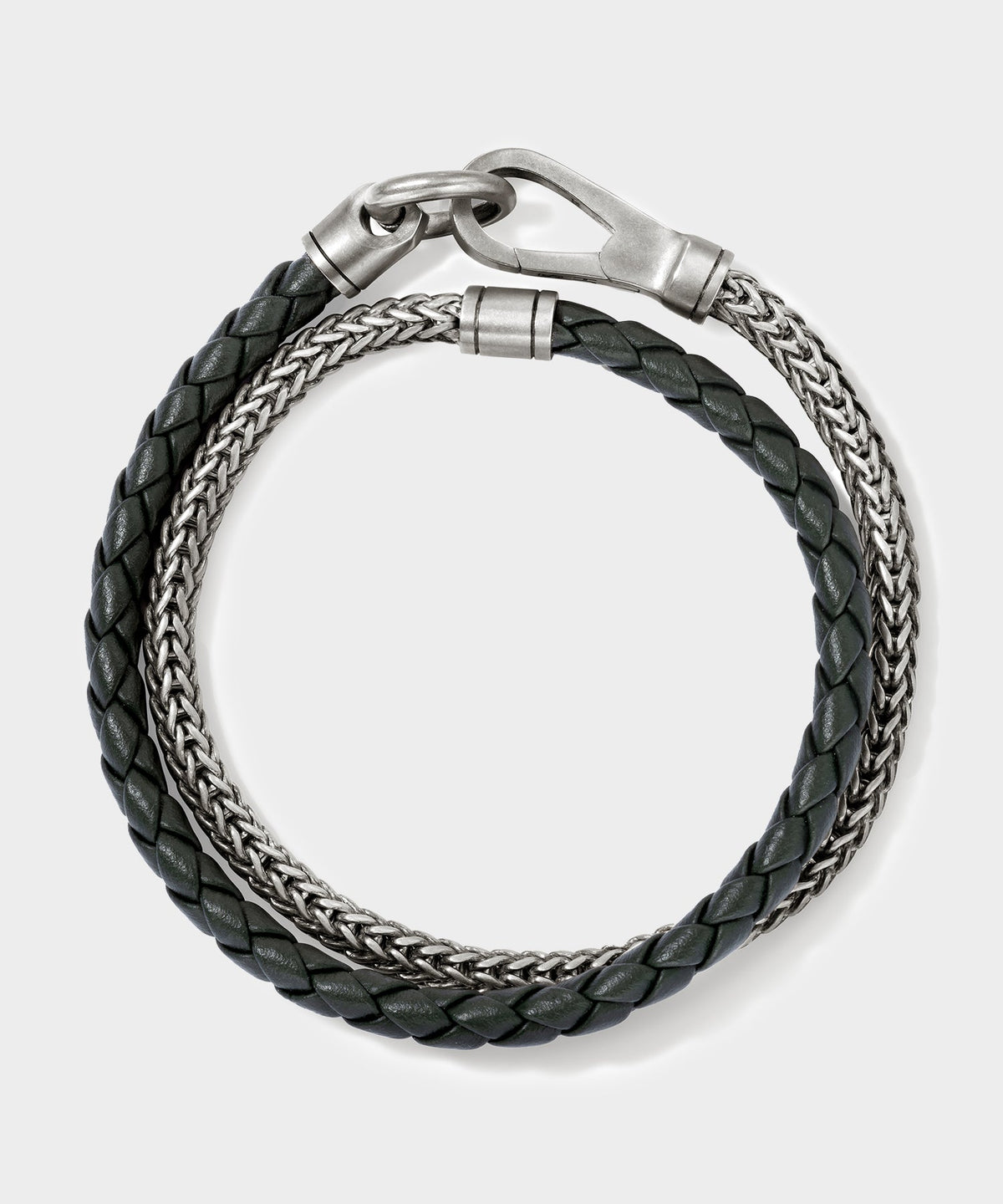 Todd Snyder Todd Snyder x John Hardy Silver Double Wrap Bracelet - Silver