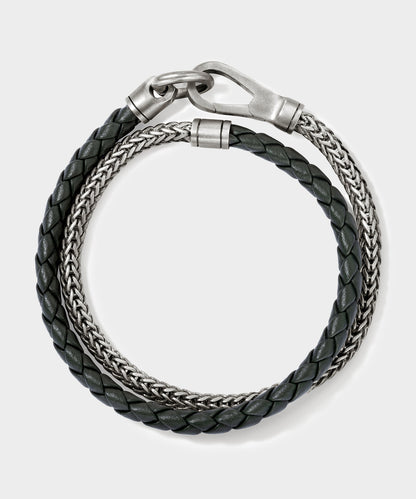 Todd Snyder Todd Snyder x John Hardy Silver Double Wrap Bracelet - Silver