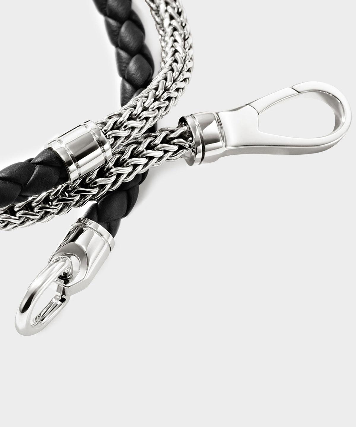 Todd Snyder John Hardy Sterling Silver Double Wrap Icon Bracelet - Silver