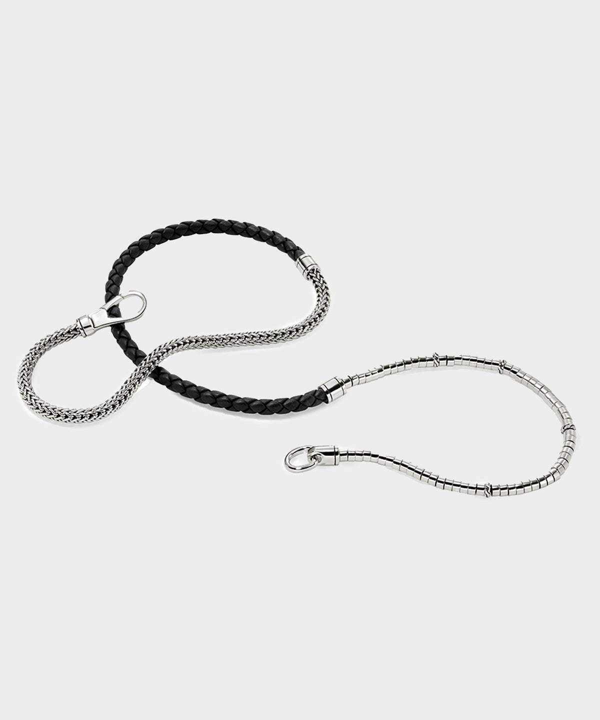 Todd Snyder John Hardy Sterling Silver Heishi Triple Wrap Bracelet - Silver
