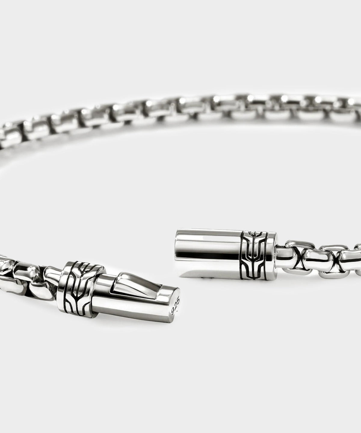 Todd Snyder John Hardy Sterling Silver Box Chain Bracelet - Silver