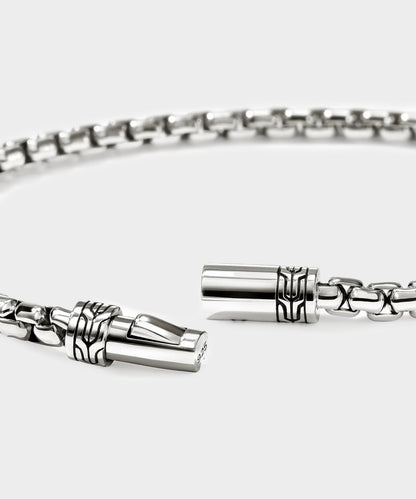 Todd Snyder John Hardy Sterling Silver Box Chain Bracelet - Silver