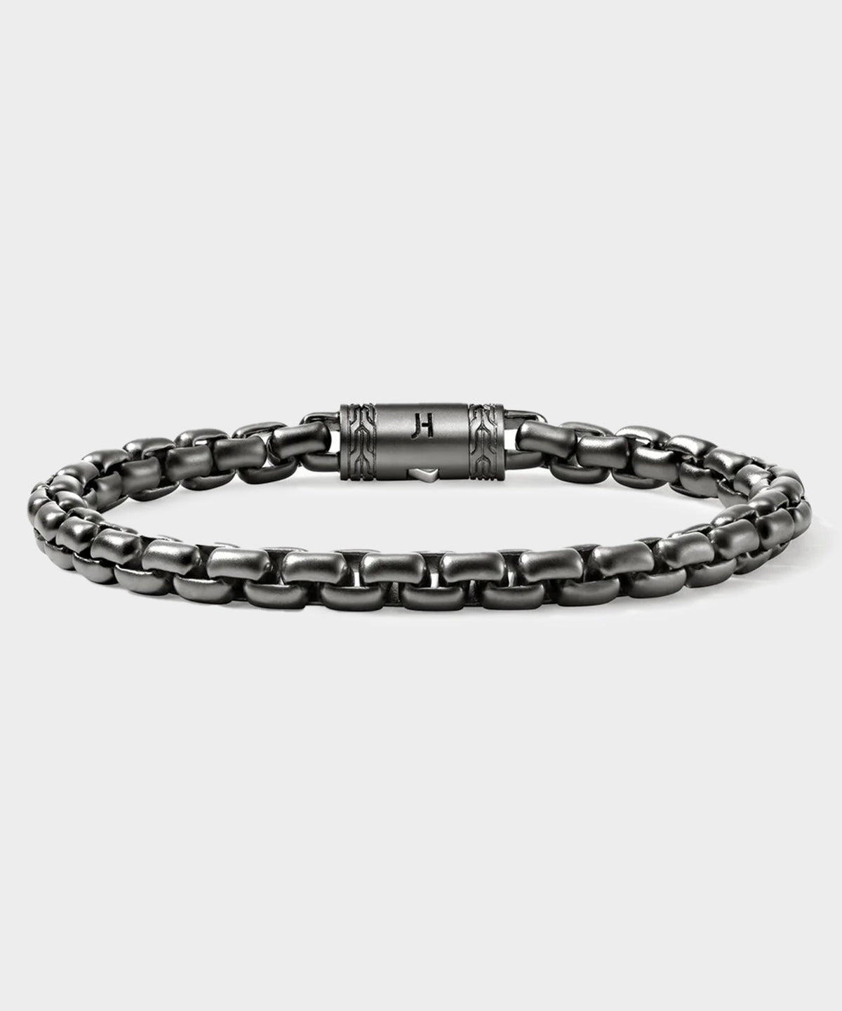 Todd Snyder John Hardy Dark Sterling Silver Box Chain Bracelet - Silver