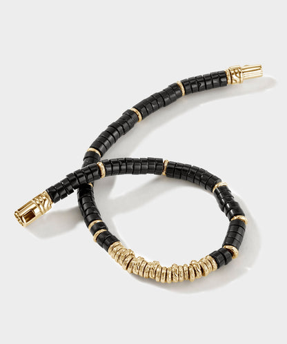 Todd Snyder John Hardy 14k Gold Heishi Bracelet - Gold