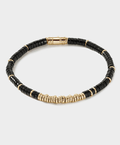 Todd Snyder John Hardy 14k Gold Heishi Bracelet - Gold