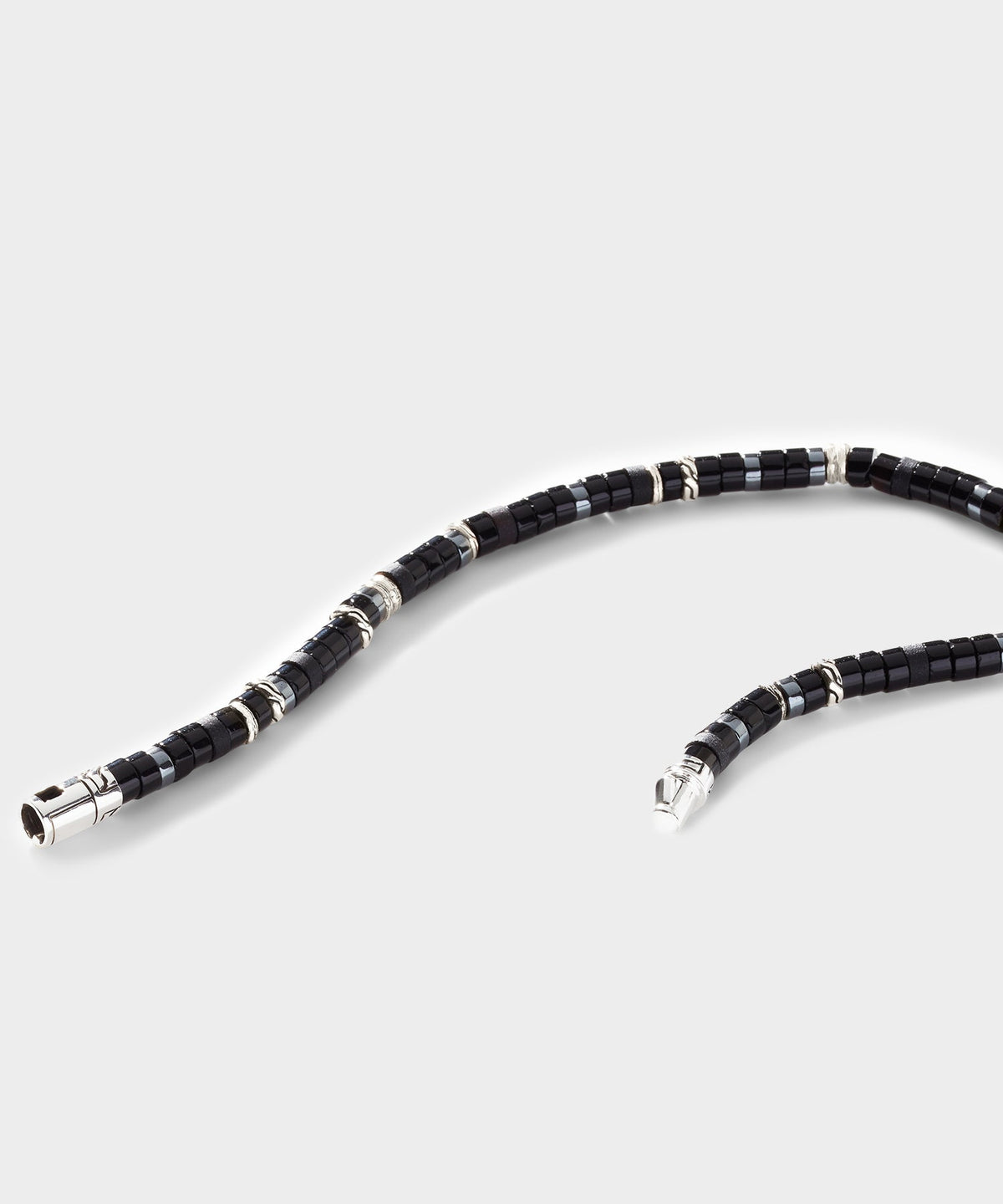 Todd Snyder John Hardy Sterling Silver Heishi Bracelet - Silver