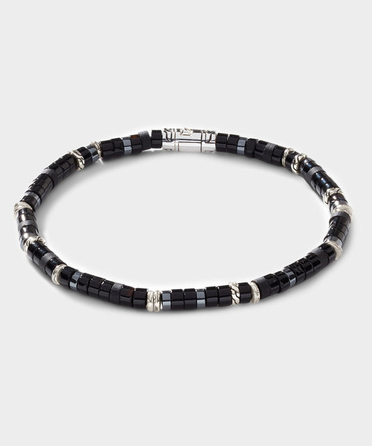 Todd Snyder John Hardy Sterling Silver Heishi Bracelet - Silver
