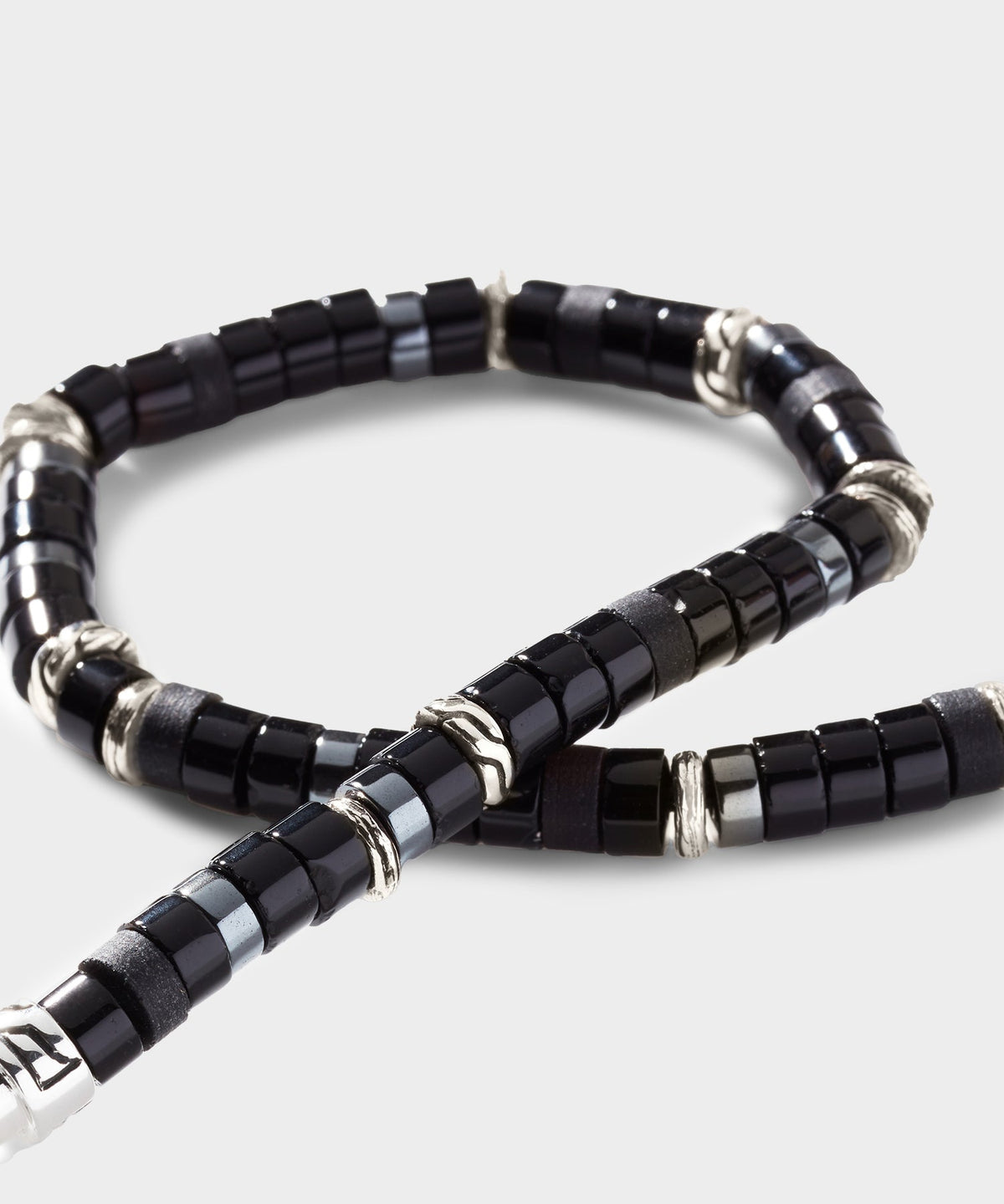 Todd Snyder John Hardy Sterling Silver Heishi Bracelet - Silver