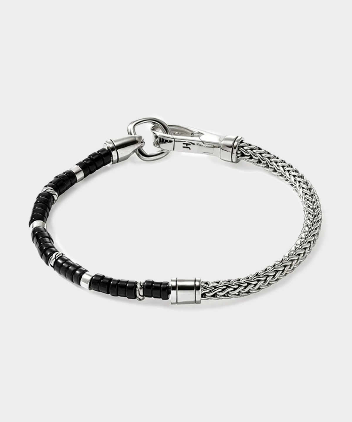 Todd Snyder John Hardy Sterling Silver Heishi Chain Bracelet - Silver
