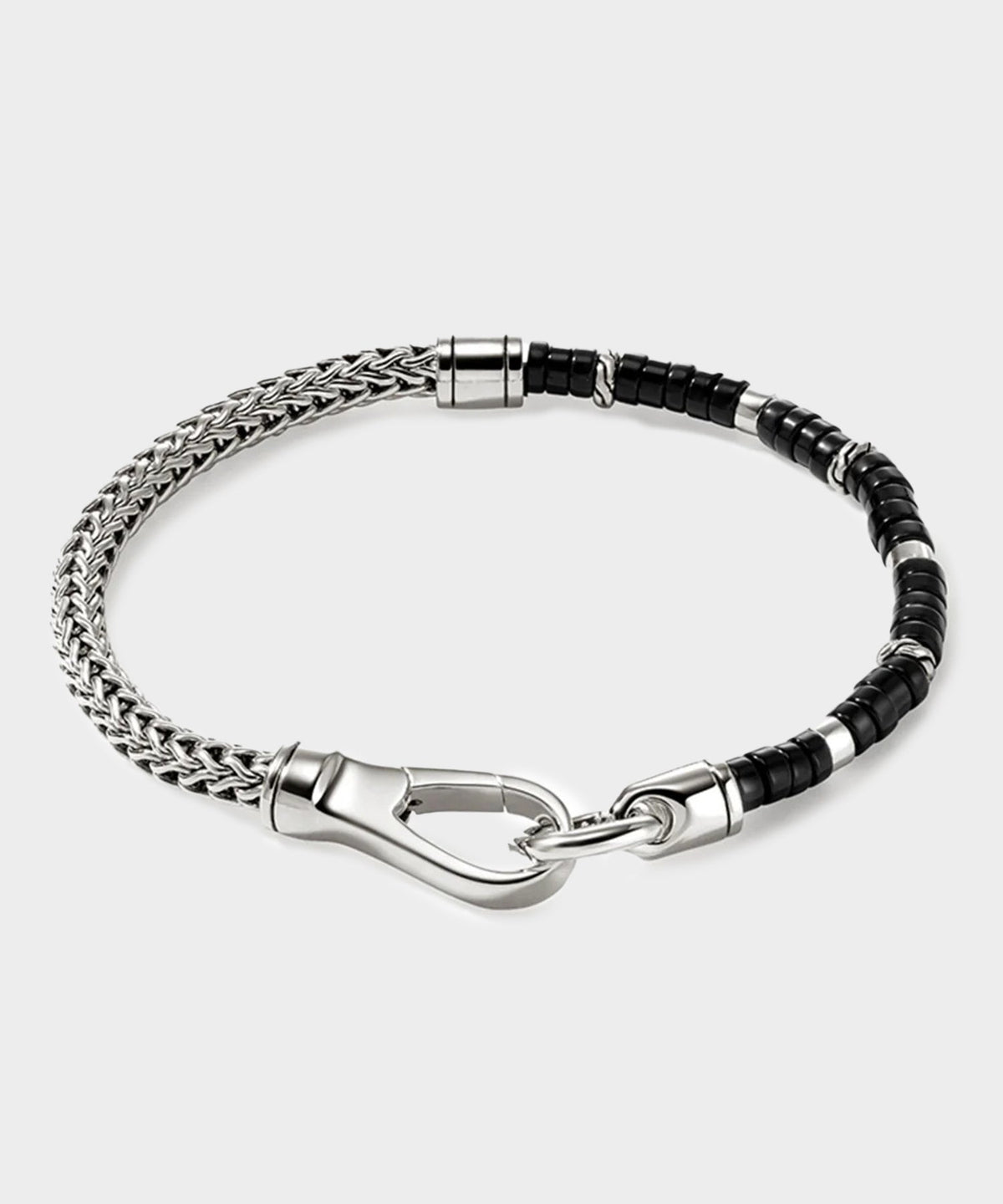 Todd Snyder John Hardy Sterling Silver Heishi Chain Bracelet - Silver