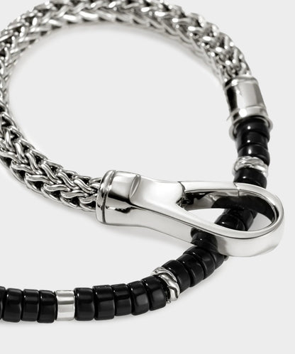 Todd Snyder John Hardy Sterling Silver Heishi Chain Bracelet - Silver
